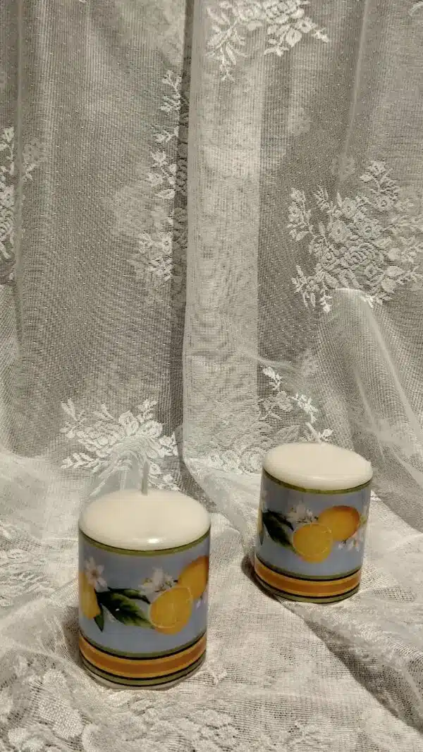 mavi limonlu mum küçük - Görsel 4